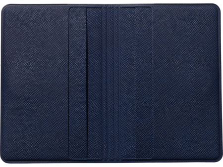 Футляр-книжка на 4-е карты с RFID Favor, темно-синий