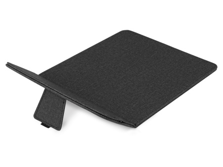 Коврик для мыши с беспроводной зарядкой Mist, темно-серый (Р) Коврик для мыши с беспроводной зарядкой Mist, темно-серый (Р)