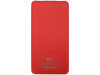 Портативное зарядное устройство Reserve с USB Type-C, 5000 mAh, красный