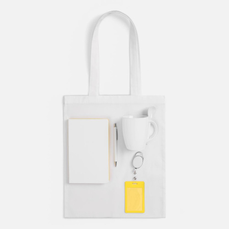 Набор Welcome Pack, желтый с белым