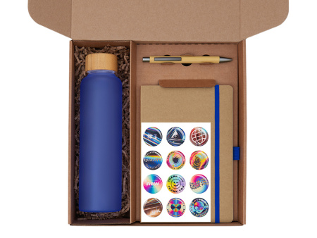 Набор Wooden с бутылкой, блокнотом, ручкой и подставкой для телефона