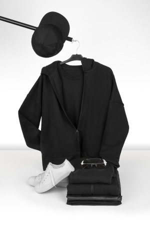 Футболка унисекс T3, черная, размер XL/XXL