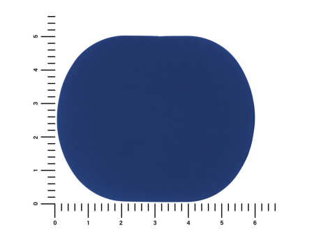 ПАТЧ ОВАЛ soft-touch (синий) 6,0 х 5,0 см