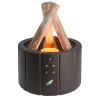 Светодиодный USB увлажнитель-аромадиффузор Bonfire с пультом Д/У, чёрный