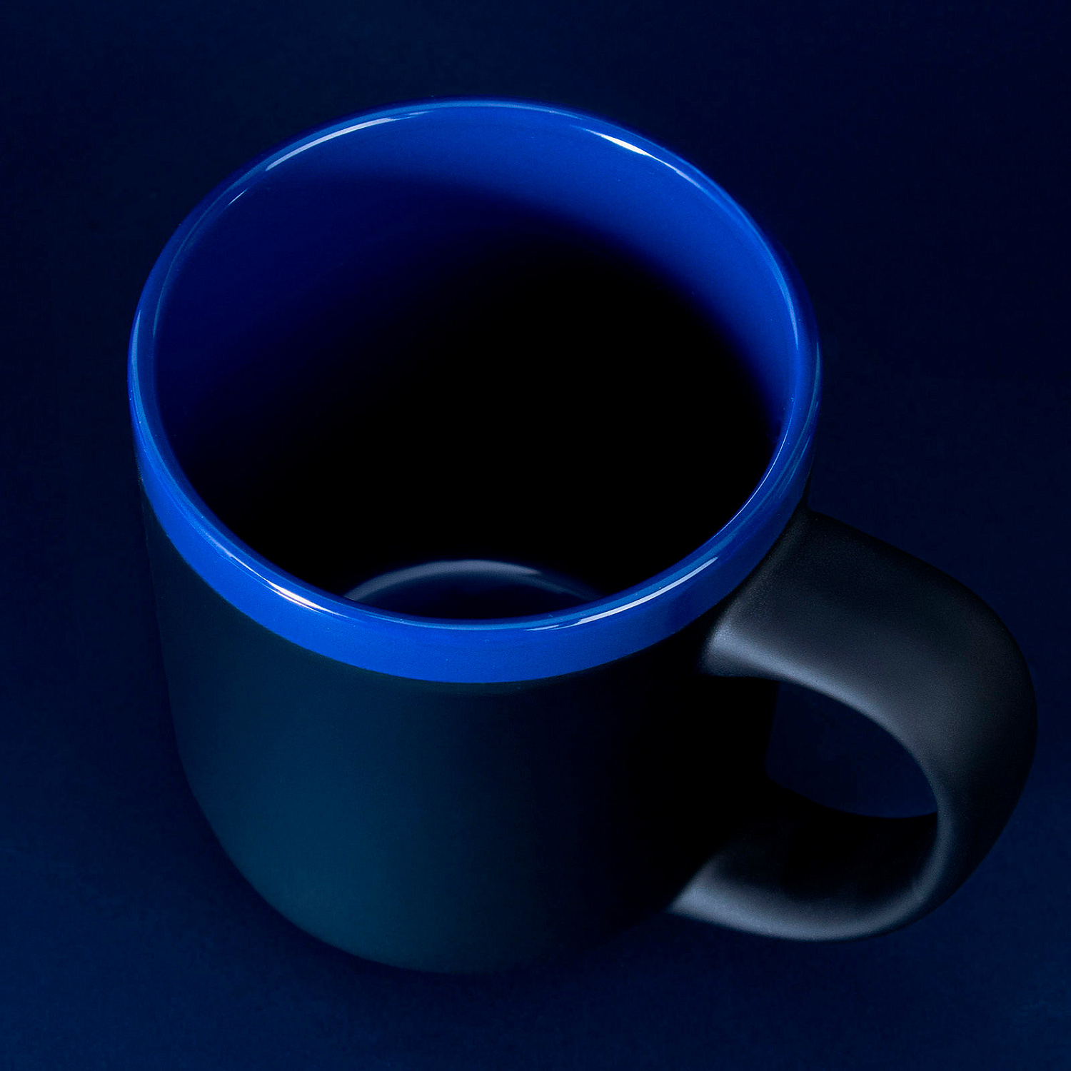 Кружка Barrel, софт-тач, чёрно-серая