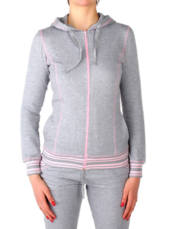 Женские толстовки с капюшоном 1 РОСТ меланж S (40-42)