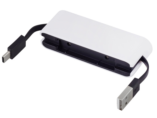 USB-хаб Hubix с коннектором 2-в-1 USB-C и USB-A, 2.0 USB-хаб Hubix с коннектором 2-в-1 USB-C и USB-A, 2.0