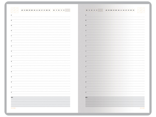 Ежедневник А5 недатированный Mercury, салатовый