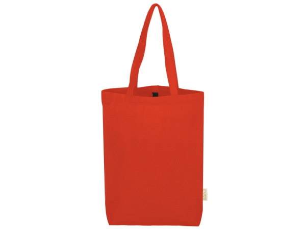 Сумка Fixy из переработанного хлопка с фиксирующей эластичной лентой, оранжевый