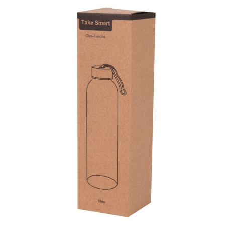Стеклянная бутылка для питья TAKE SMART