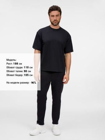 Футболка из бифлекса Morfiss, черная, размер XL/XXL