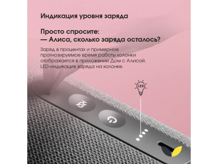 Умная колонка ЯНДЕКС Станция Стрит с Алисой