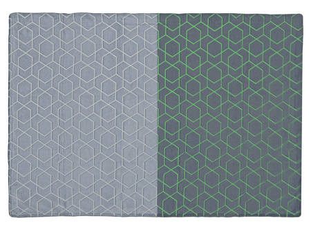 Светящийся в темноте плед Lattice черный