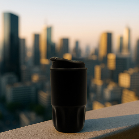 Термостакан Groove (черный)