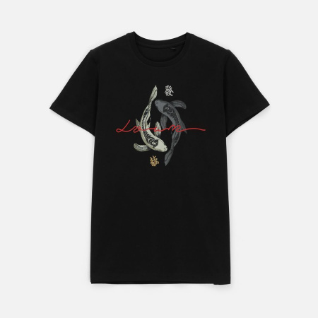 Футболка мужская T-bolka Stretch, черная, размер 3XL