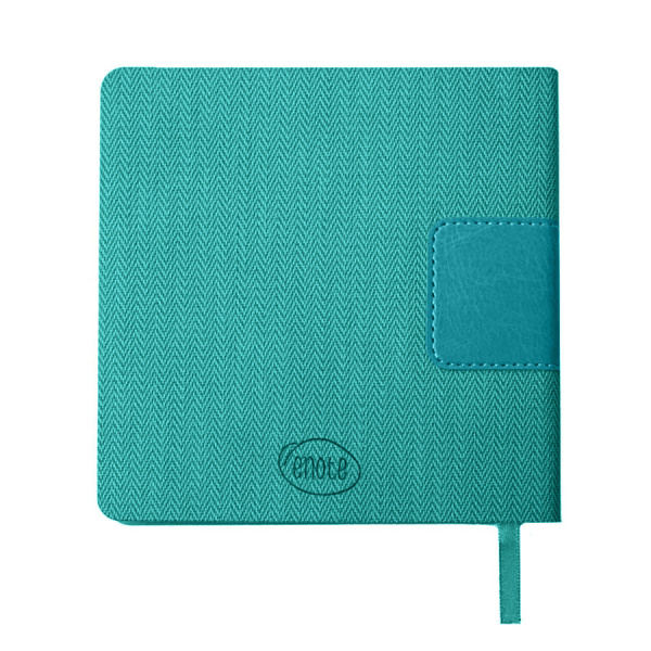 Ежедневник недатированный Scotty, А5-,  бирюзовый, кремовый блок, без обреза