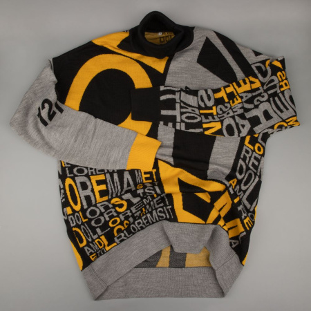 Свитер оверсайз на заказ Tricksy Net, полушерсть, размер L/XL