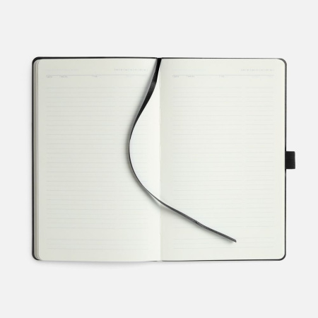 Ежедневник Lungo, недатированный, черный