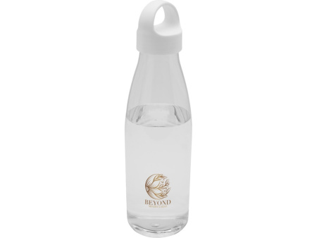 Bergen бутылка для воды объемом 800 мл из переработанной пластмассы, прозрачный