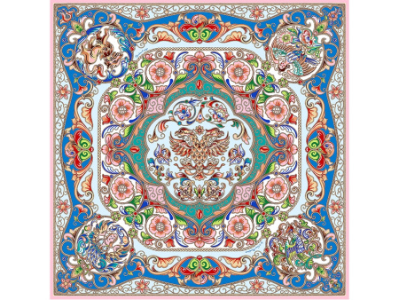 Платок Шедевры русских эмальеров