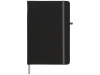 Блокнот Noir среднего размера, черный/серый