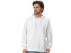 Толстовка с капюшоном оверсайз Lisbon унисекс, белый