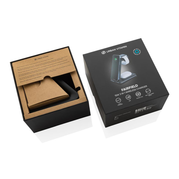 Док-станция 3-в-1 Urban Vitamin Fairfield из переработанного пластика RCS Док-станция 3-в-1 Urban Vitamin Fairfield из переработанного пластика RCS