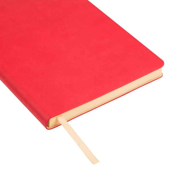 Ежедневник Latte NEW недатированный, красный/бежевый