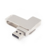 Флеш накопитель Bergamo, USB 2.0 32GB, металл, серебро
