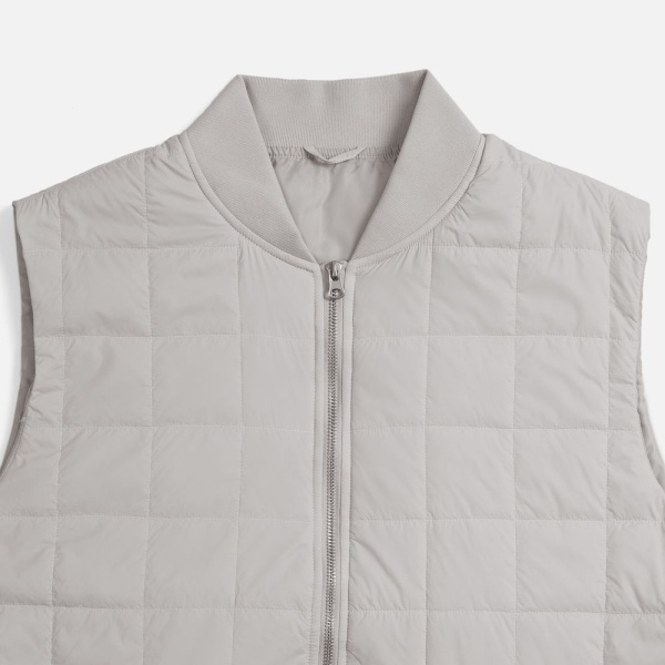 Жилет унисекс Warmbridge, светло-серый, размер S