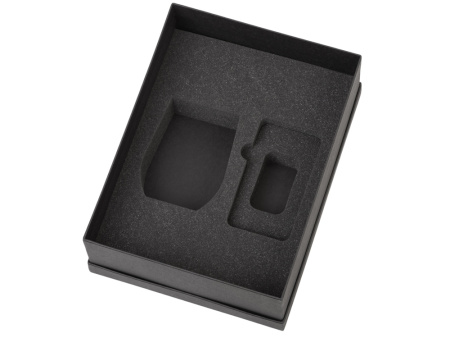 Подарочный набор с термокружкой и повербанком С2, 10000 mAh, черный