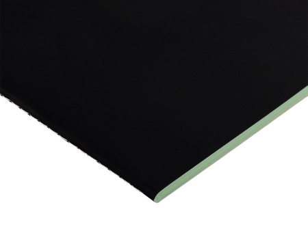 Бизнес-тетрадь А5 Pragmatic Contrast, 40 листов в клетку, черный с салатовым срезом