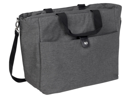 Сумка-холодильник Fabrizio со штопором, серый/черный