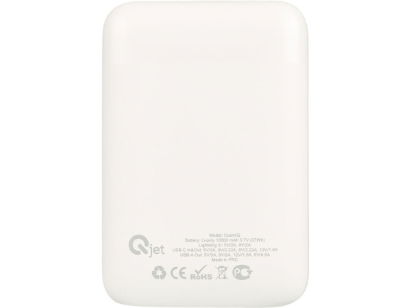 Внешний аккумулятор с быстрой зарядкой QC/PD CosmIQ, 10000 мАч