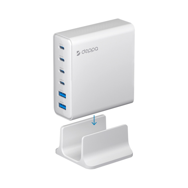 Зарядная станция 4xUSB Type-C, 2xUSB, PD, QC, 160Вт