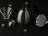 Кофеварка POUR OVER, 1000 мл, серебристый/черный