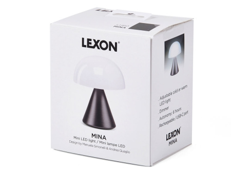 Лампа интерьерная Mina, Gun metal