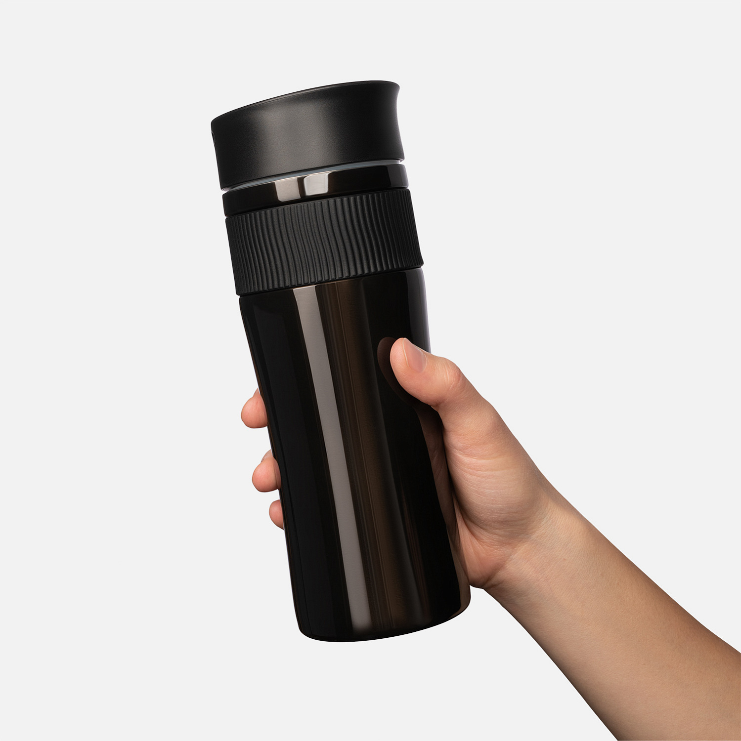 Термокружка вакуумная Polo, серая