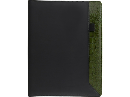 Папка для документов Nadine, черный/зеленый