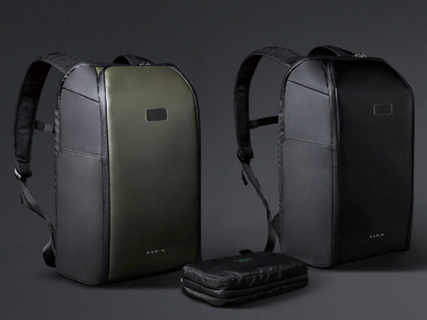 Водостойкий антикражный рюкзак FlipPack для ноутбука 15.6