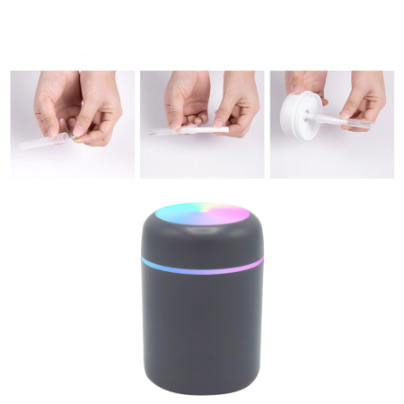 Светодиодный USB увлажнитель Aroma, серый