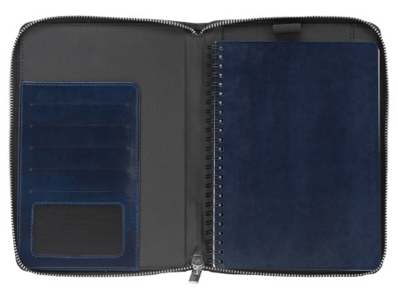 Бизнес-блокнот на молнии А5 Fabrizio с RFID защитой