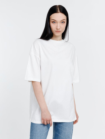 Футболка оверсайз унисекс Big Haul, молочно-белая, размер S