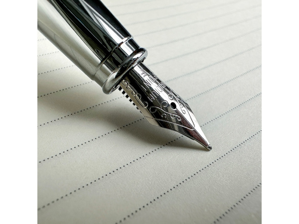 Ручка металлическая перьевая Sienna софт-тач