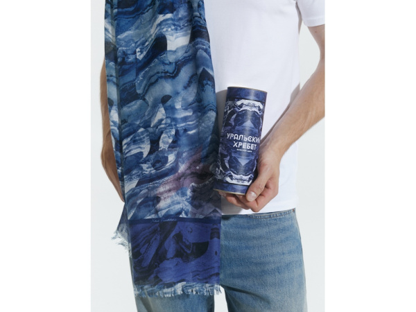 Шарф- палантин Уральский хребет