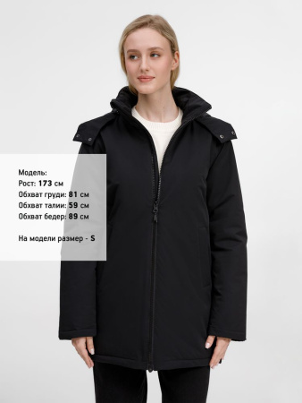 Куртка-парка унисекс Sfera, черная, размер 4XL