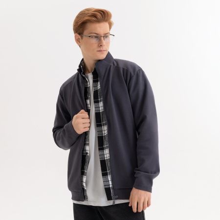 Толстовка на молнии ASTIN антрацит, размер S/M