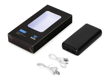 Портативное зарядное устройство Elec, 20000 mAh, черный