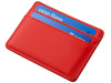 Картхолдер для двух карт и наличных денег с зажимом Crave, красный