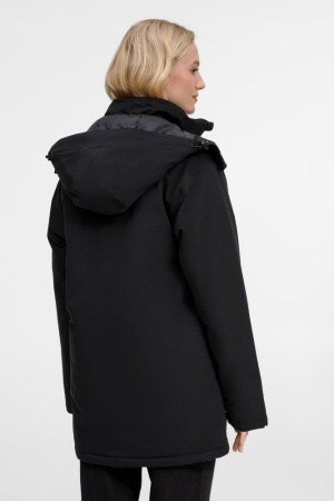 Куртка-парка унисекс Sfera, черная, размер 4XL